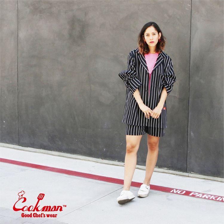 クックマン　COOKMAN ワークジャケット　ラボジャケット　L 黒　ブラック COOKMAN クックマン ジャケット LAB JACKET BLACK メンズ ラボ