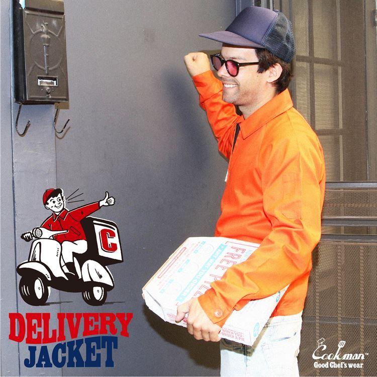 COOKMAN（クックマン） Delivery Jacket Orange デリバリージャケット