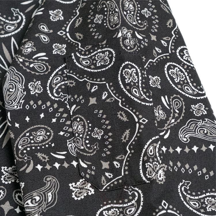 COOKMAN クックマン Delivery Jacket Paisley Black デリバリー COOKMAN クックマン Delivery Jacket Paisley Black デリバリー