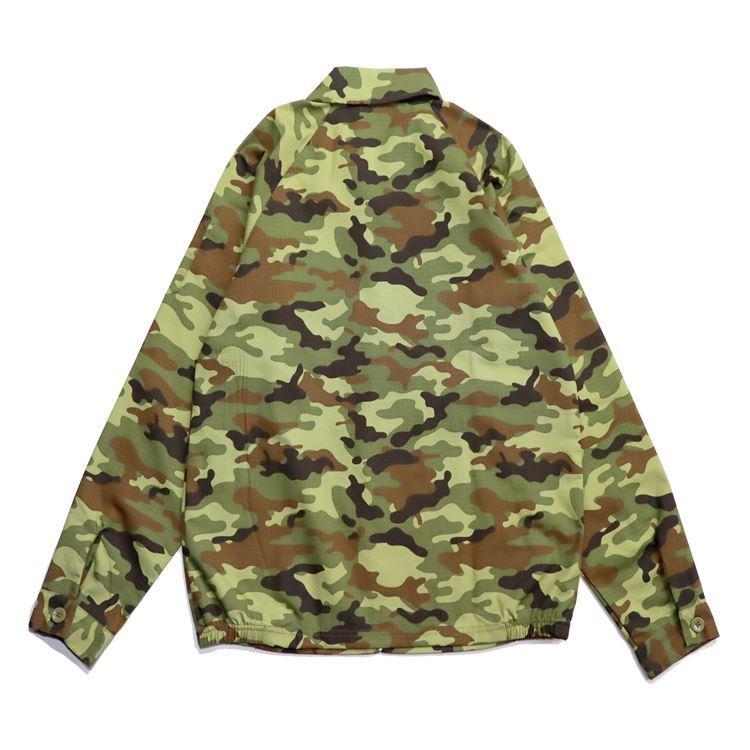 COOKMAN（クックマン） Delivery Jacket Ripstop Camo Green Woodland