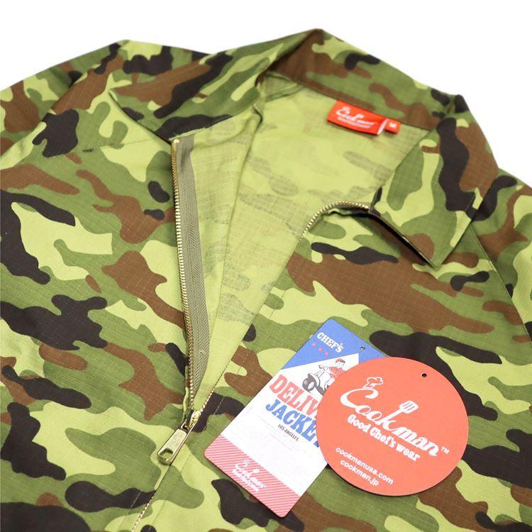 COOKMAN（クックマン） Delivery Jacket Ripstop Camo Green Woodland