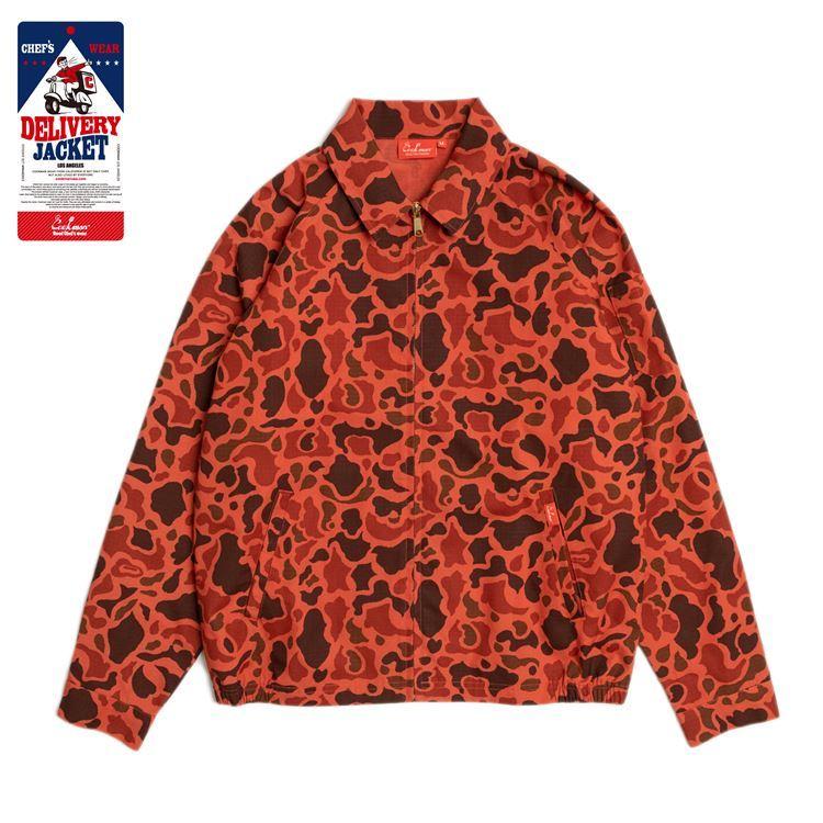 COOKMAN（クックマン） Delivery Jacket Ripstop Camo Red DuckHunter