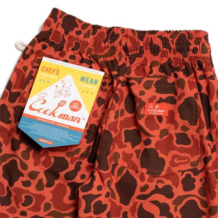 レッドマン Redman エルクのポーチ (茶) COOKMAN（クックマン） シェフパンツ Chef Pants Ripstop Camo Red