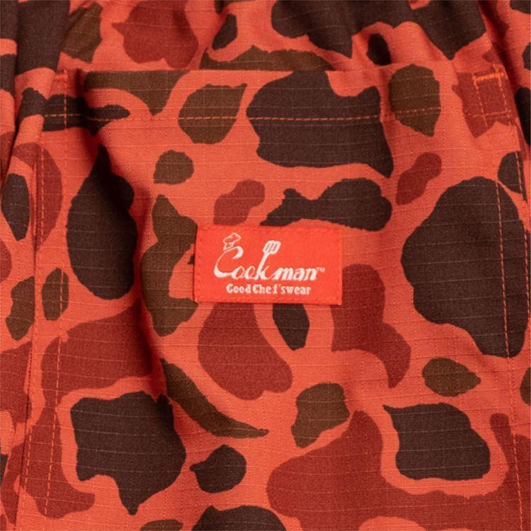 COOKMAN（クックマン） シェフパンツ Chef Pants Ripstop Camo Red