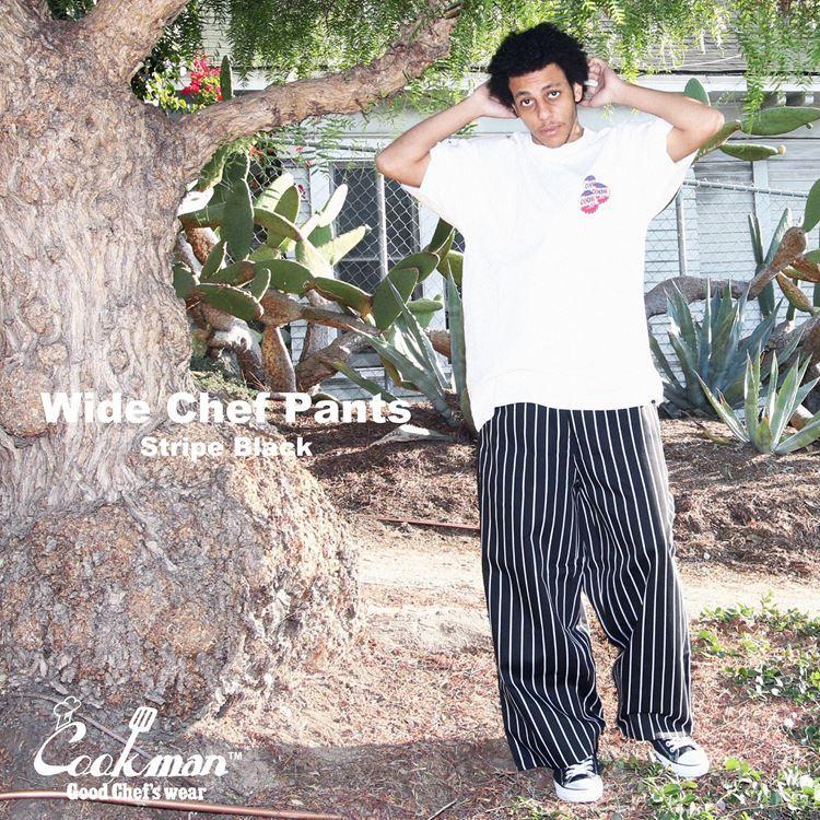 COOKMAN クックマン Wide Chef Pants ワイド シェフパンツ