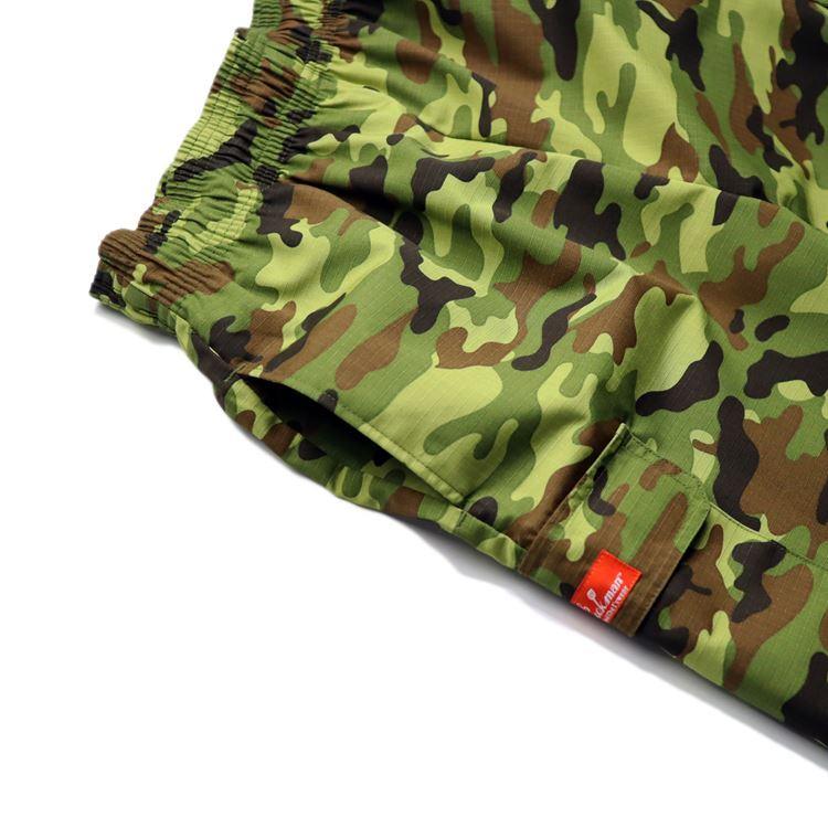 COOKMAN クックマン Short Cargo Ripstop Camo Green Woodland
