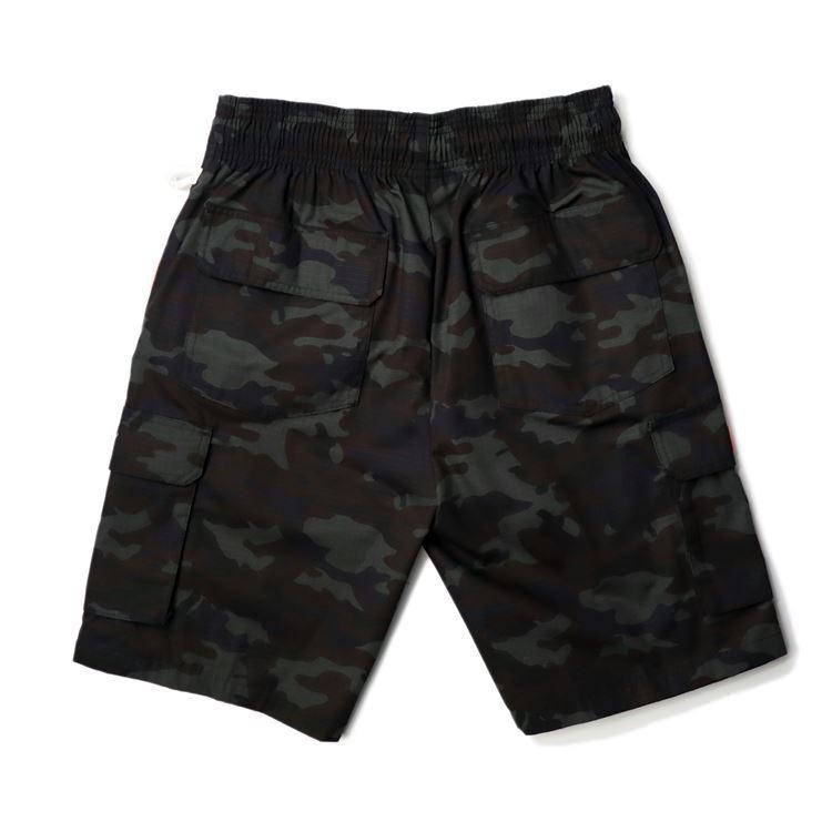 COOKMAN（クックマン） Short Cargo Ripstop Camo Black Woodland