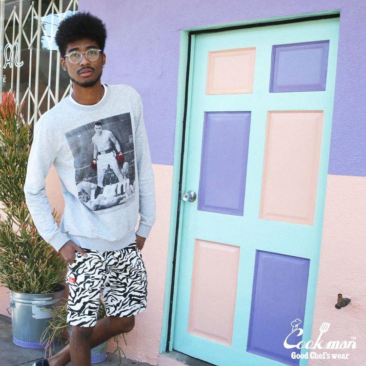 COOKMAN（クックマン） Short Cargo Zebra シェフパンツ ショート