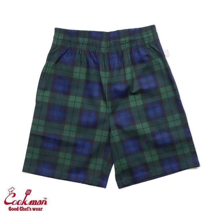 cookman   クックマン　ブラックウォッチチェック COOKMAN（クックマン） Chef Pants Short Black Watch Check シェフ
