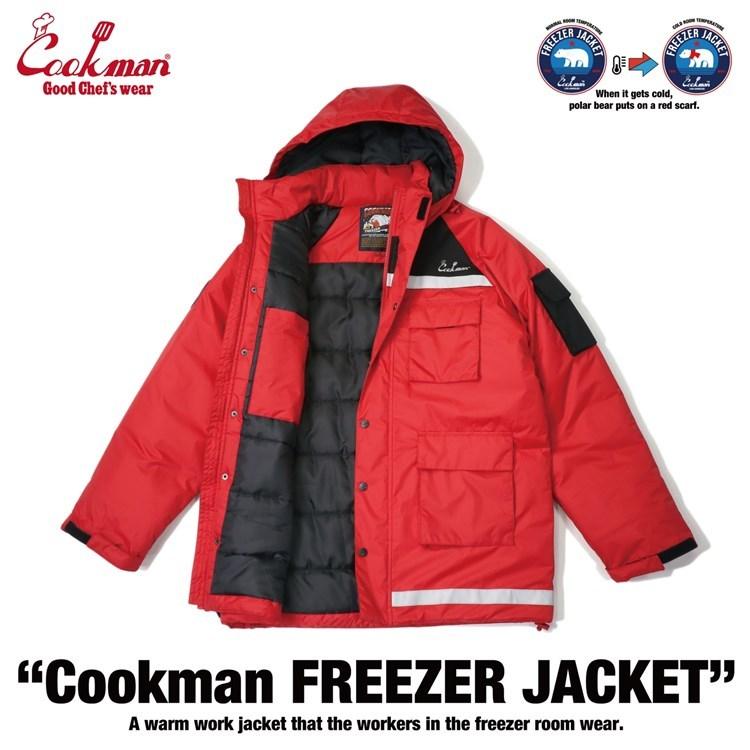 COOKMAN（クックマン） Freezer Jacket RED フリーザージャケット