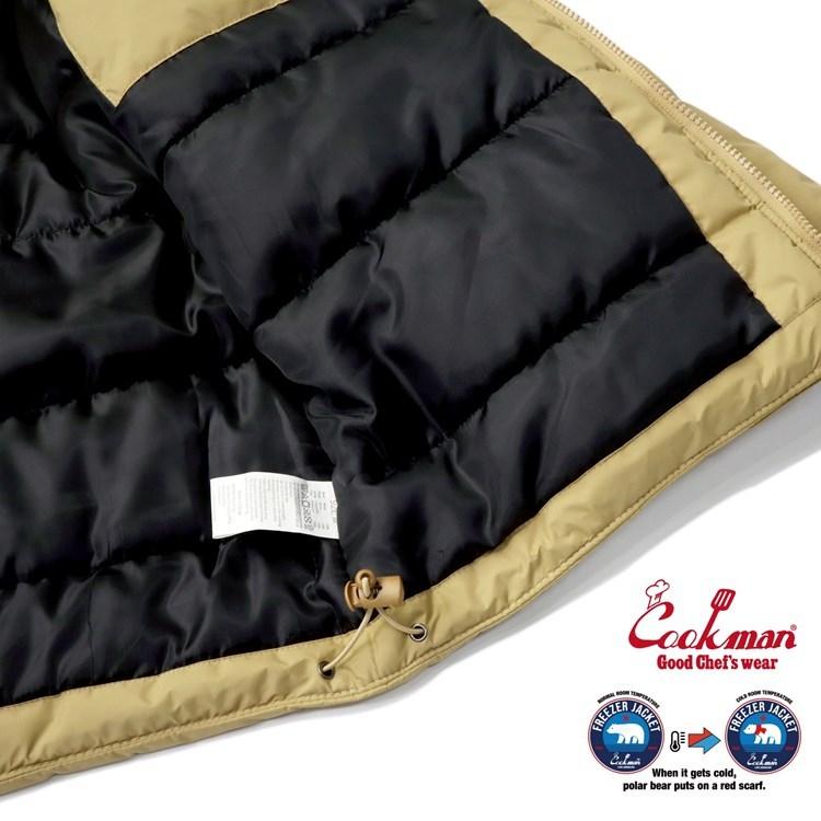 COOKMAN クックマン Freezer Jacket BEIGE フリーザージャケット COOKMAN クックマン Freezer Jacket BEIGE フリーザージャケット