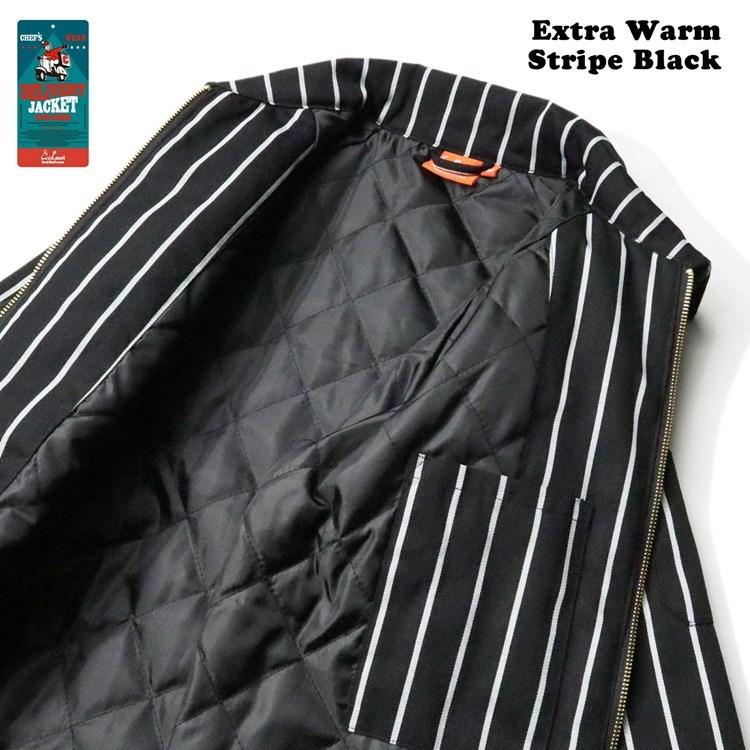 COOKMAN（クックマン） Delivery Jacket EX Warm Stripe Black