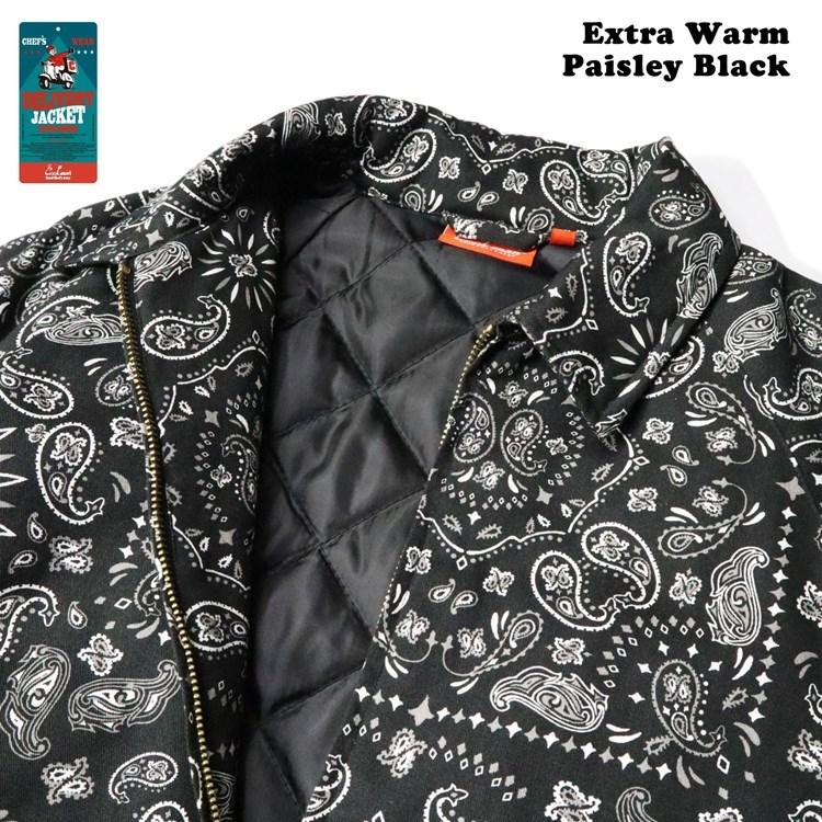 COOKMAN クックマン Delivery Jacket EX Warm Paisley Black COOKMAN クックマン Delivery Jacket EX Warm Paisley Black