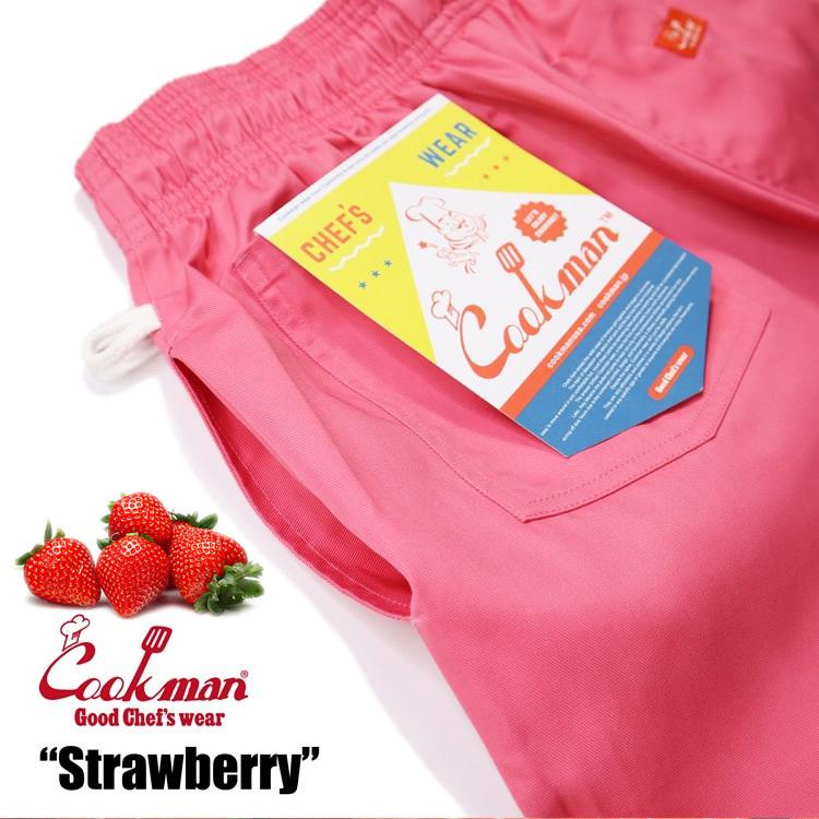COOKMAN（クックマン） シェフパンツ Chef Pants Strawberry