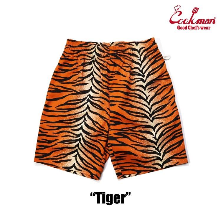 COOKMAN（クックマン） Chef Pants Short Tiger シェフパンツ ショート