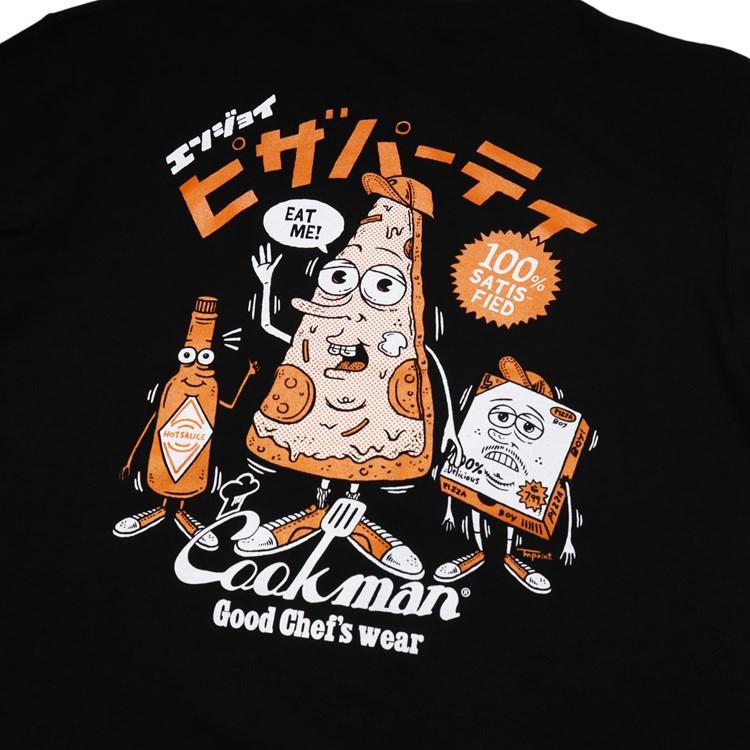 COOKMAN（クックマン） ロングスリーブ Tシャツ TM Paint Pizza Party