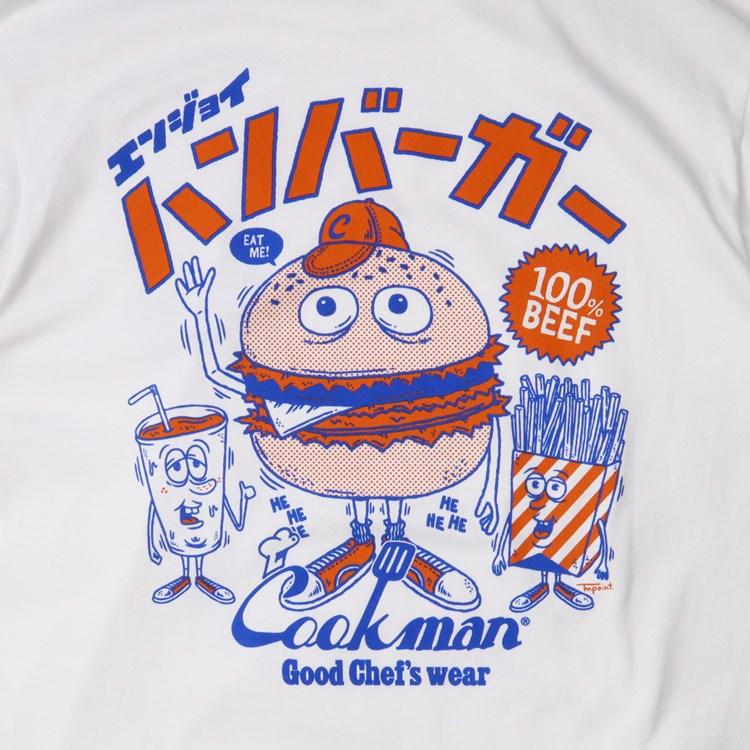 COOKMAN（クックマン） ロングスリーブ Tシャツ TM Paint Burger 231