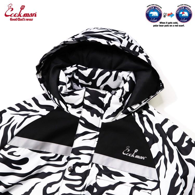 COOKMAN クックマン Freezer Jacket Zebra フリーザージャケット COOKMAN クックマン Freezer Jacket Zebra フリーザージャケット
