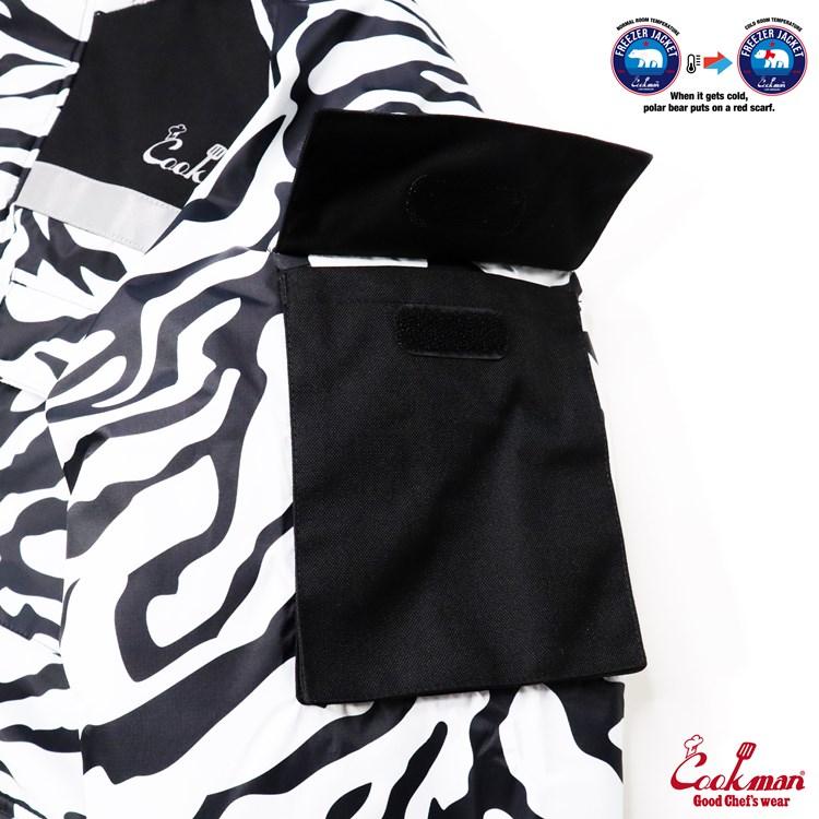 COOKMAN クックマン Freezer Jacket Zebra フリーザージャケット COOKMAN クックマン Freezer Jacket Zebra フリーザージャケット
