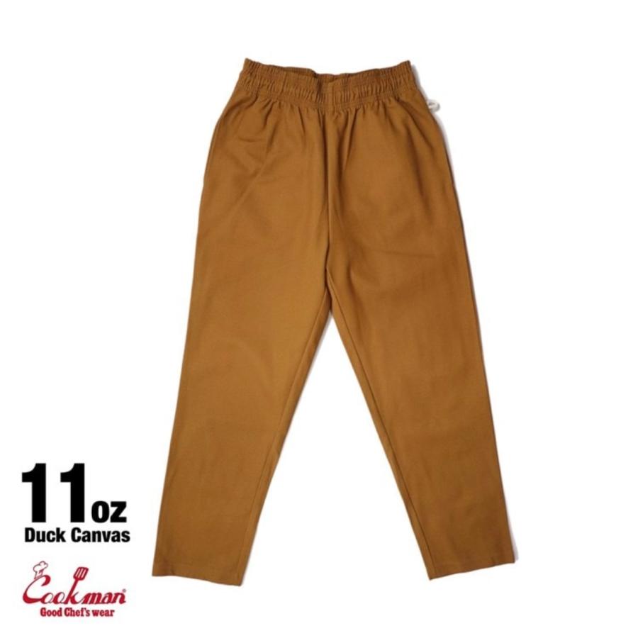 COOKMAN（クックマン） Chef Pants Duck Canvas Brown 11oz シェフ