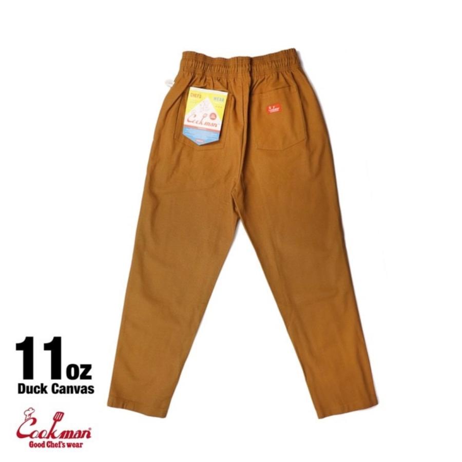 COOKMAN（クックマン） Chef Pants Duck Canvas Brown 11oz シェフ