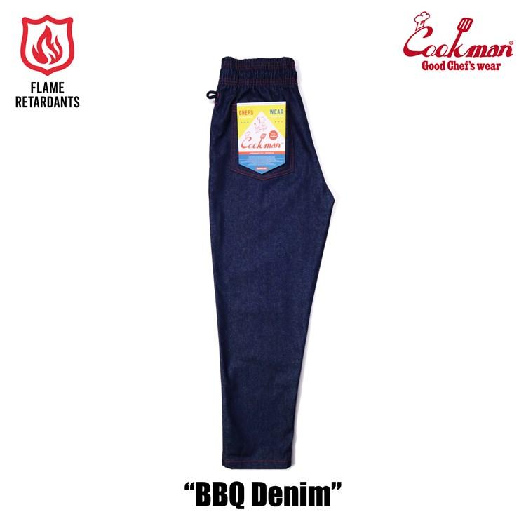 COOKMAN（クックマン） Chef Pants BBQ Denim シェフパンツ