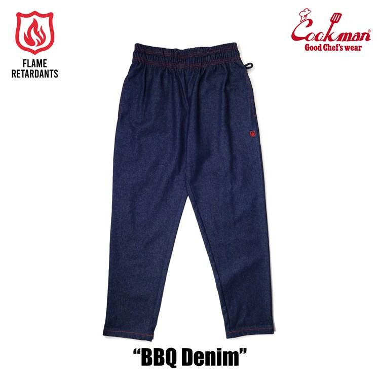 COOKMAN（クックマン） Chef Pants BBQ Denim シェフパンツ
