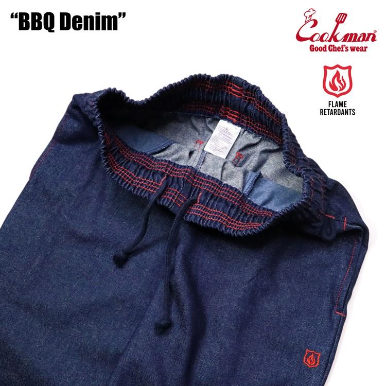 COOKMAN（クックマン） Chef Pants BBQ Denim シェフパンツ