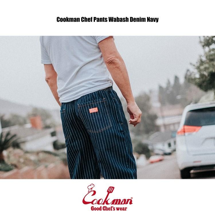 COOKMAN（クックマン） シェフパンツ Chef Pants Wabash Denim Navy