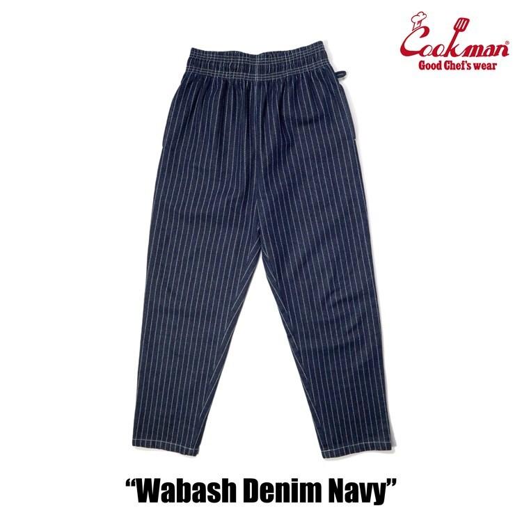 COOKMAN（クックマン） シェフパンツ Chef Pants Wabash Denim Navy