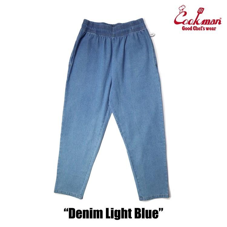 COOKMAN クックマン シェフパンツ Chef Pants Denim Light Blue COOKMAN クックマン シェフパンツ Chef Pants Denim Light Blue