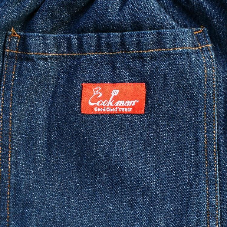 COOKMAN（クックマン） Chef Pants Denim Navy シェフパンツ デニム