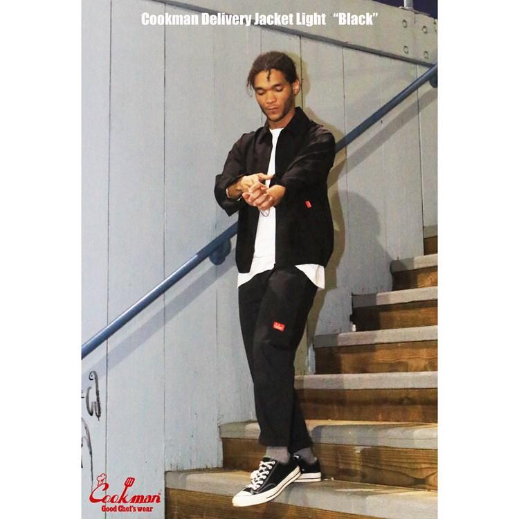 COOKMAN クックマン Delivery Jacket Light Black デリバリー COOKMAN クックマン Delivery Jacket Light Black デリバリー