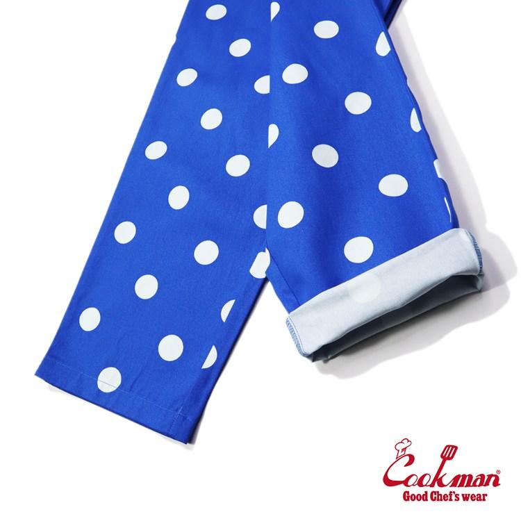 COOKMAN（クックマン） シェフパンツ Chef Pants Big dots Blue ビッグ