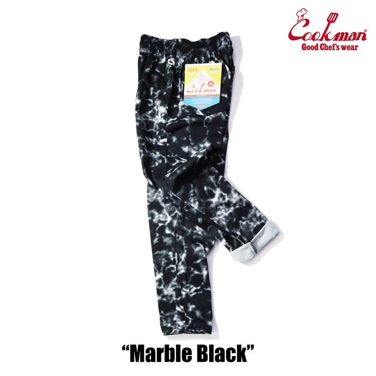 COOKMAN（クックマン） シェフパンツ Chef Pants Marble Black