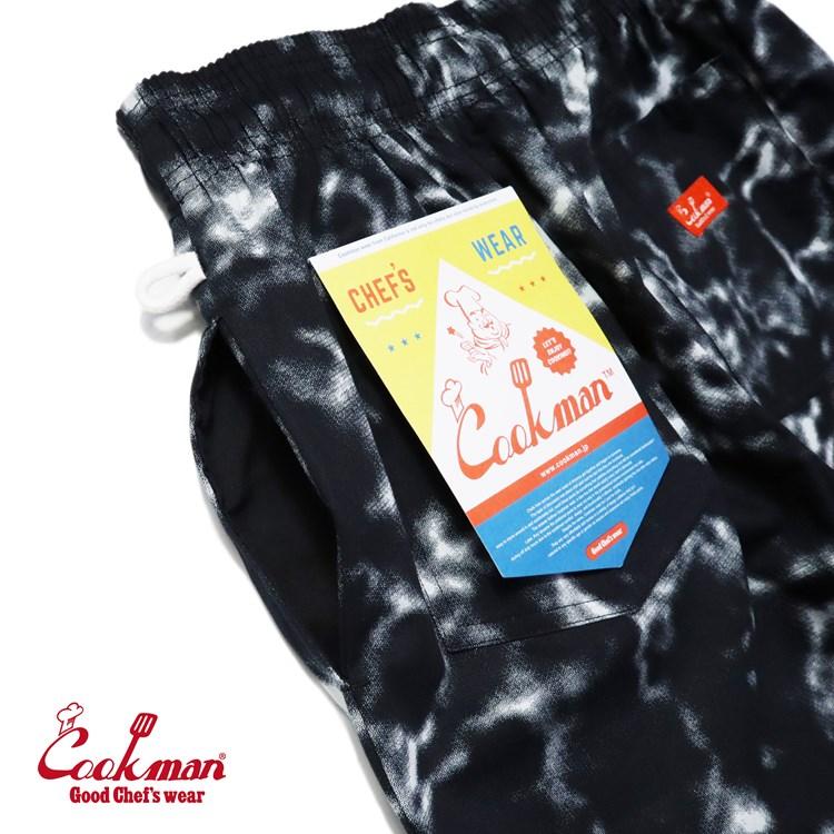 COOKMAN（クックマン） シェフパンツ Chef Pants Marble Black