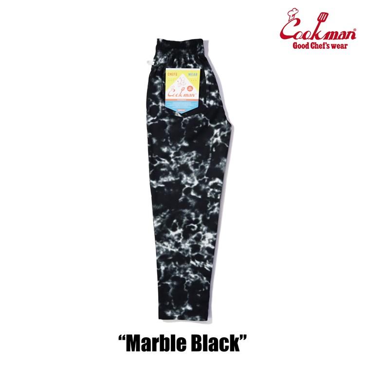 COOKMAN（クックマン） シェフパンツ Chef Pants Marble Black