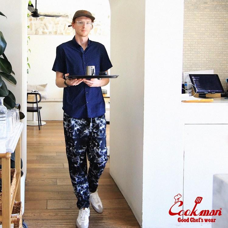 COOKMAN（クックマン） シェフパンツ Chef Pants Marble Black