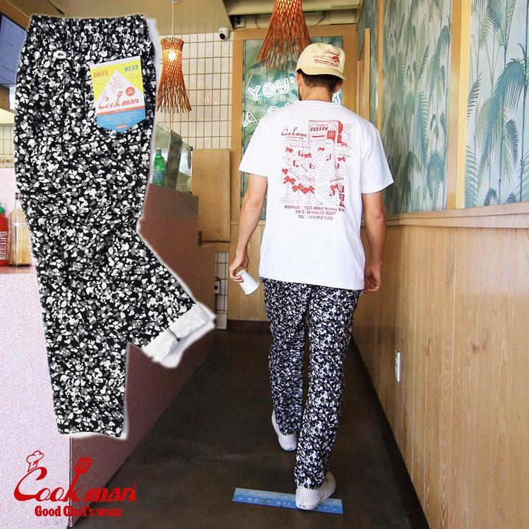 COOKMAN（クックマン） シェフパンツ Chef Pants Terrazzo Black