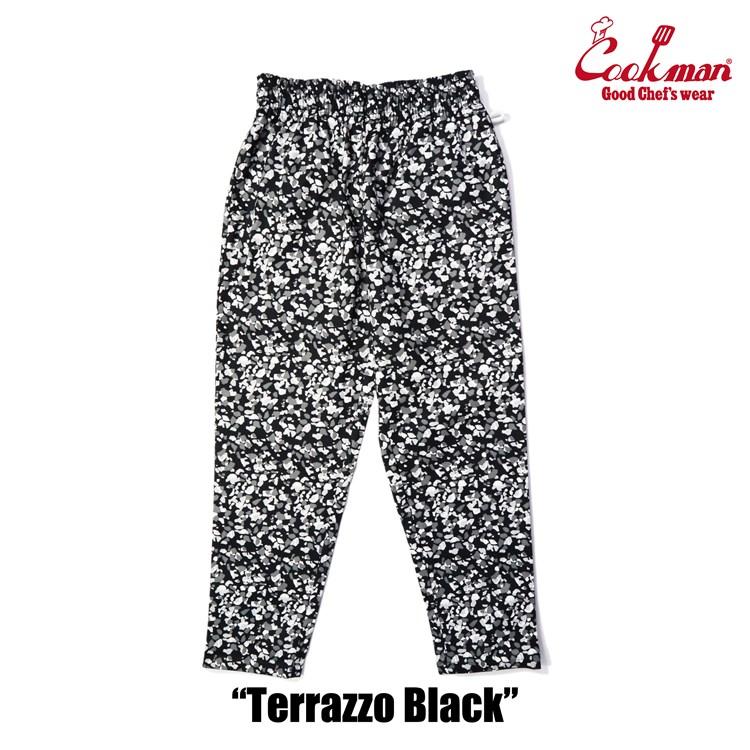 COOKMAN（クックマン） シェフパンツ Chef Pants Terrazzo Black