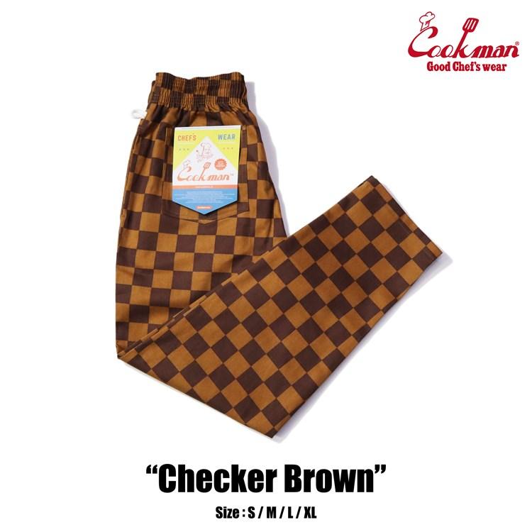 COOKMAN シェフパンツ Chef Pants (Brown) L COOKMAN クックマン パンツ ChefPants Semiwide Corduroy Brown