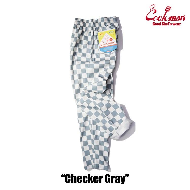 COOKMAN クックマン シェフパンツ Chef Pants Checker Gray