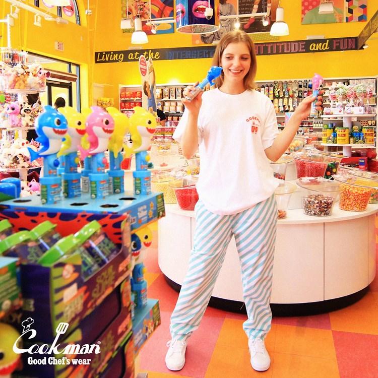 COOKMAN（クックマン） シェフパンツ Chef Pants Candy Stripe Mint