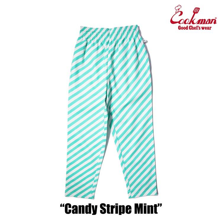 COOKMAN（クックマン） シェフパンツ Chef Pants Candy Stripe Mint