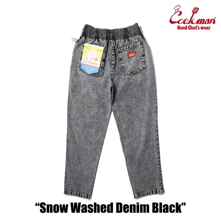 COOKMAN（クックマン） シェフパンツ Chef Pants Snow Washed Denim