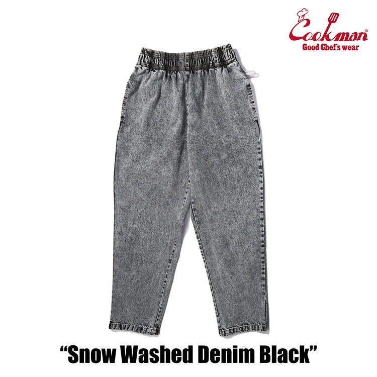 COOKMAN（クックマン） シェフパンツ Chef Pants Snow Washed Denim