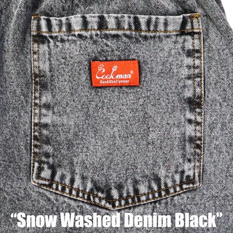 COOKMAN（クックマン） シェフパンツ Chef Pants Snow Washed Denim