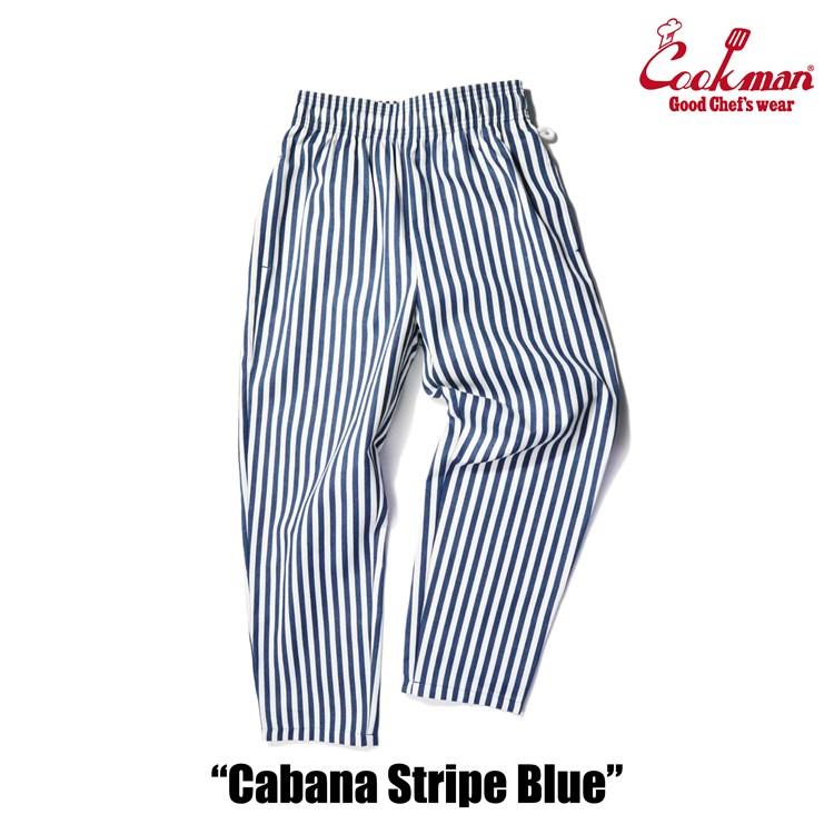 COOKMAN クックマン シェフパンツ Chef Pants Cabana Stripe Blue カバナストライプ ブルー ロング 231-31818｜motobluez-store｜12