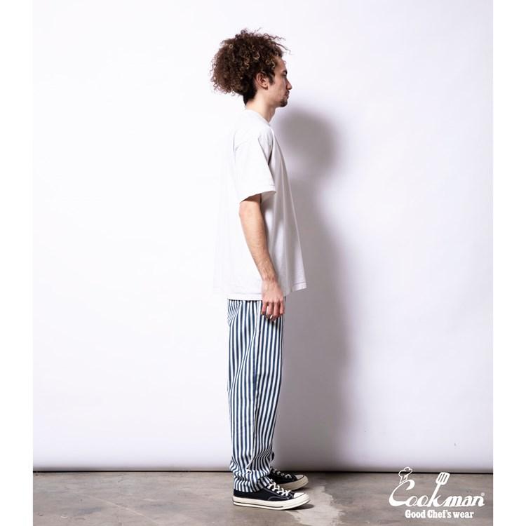 COOKMAN クックマン シェフパンツ Chef Pants Cabana Stripe Blue カバナストライプ ブルー ロング 231-31818｜motobluez-store｜15