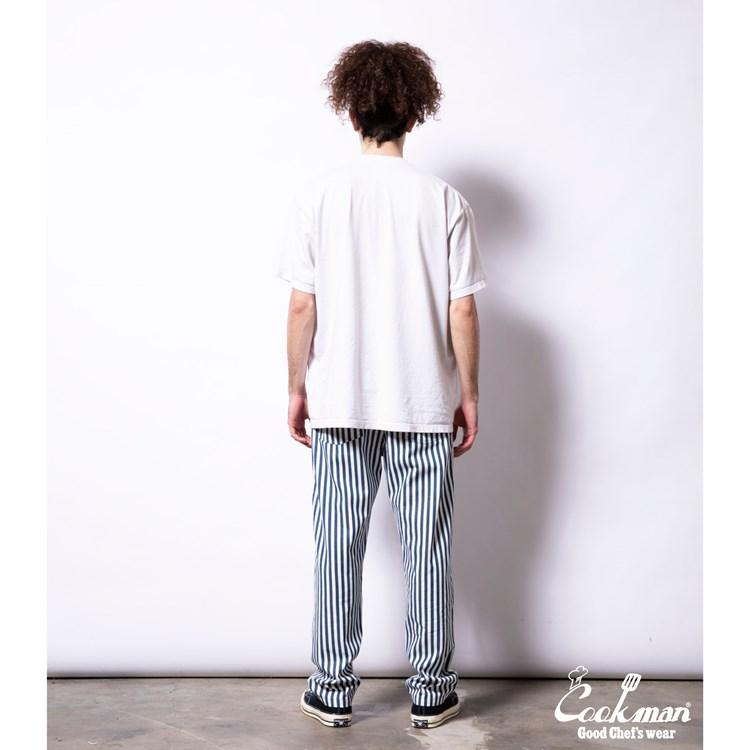 COOKMAN クックマン シェフパンツ Chef Pants Cabana Stripe Blue カバナストライプ ブルー ロング 231-31818｜motobluez-store｜16